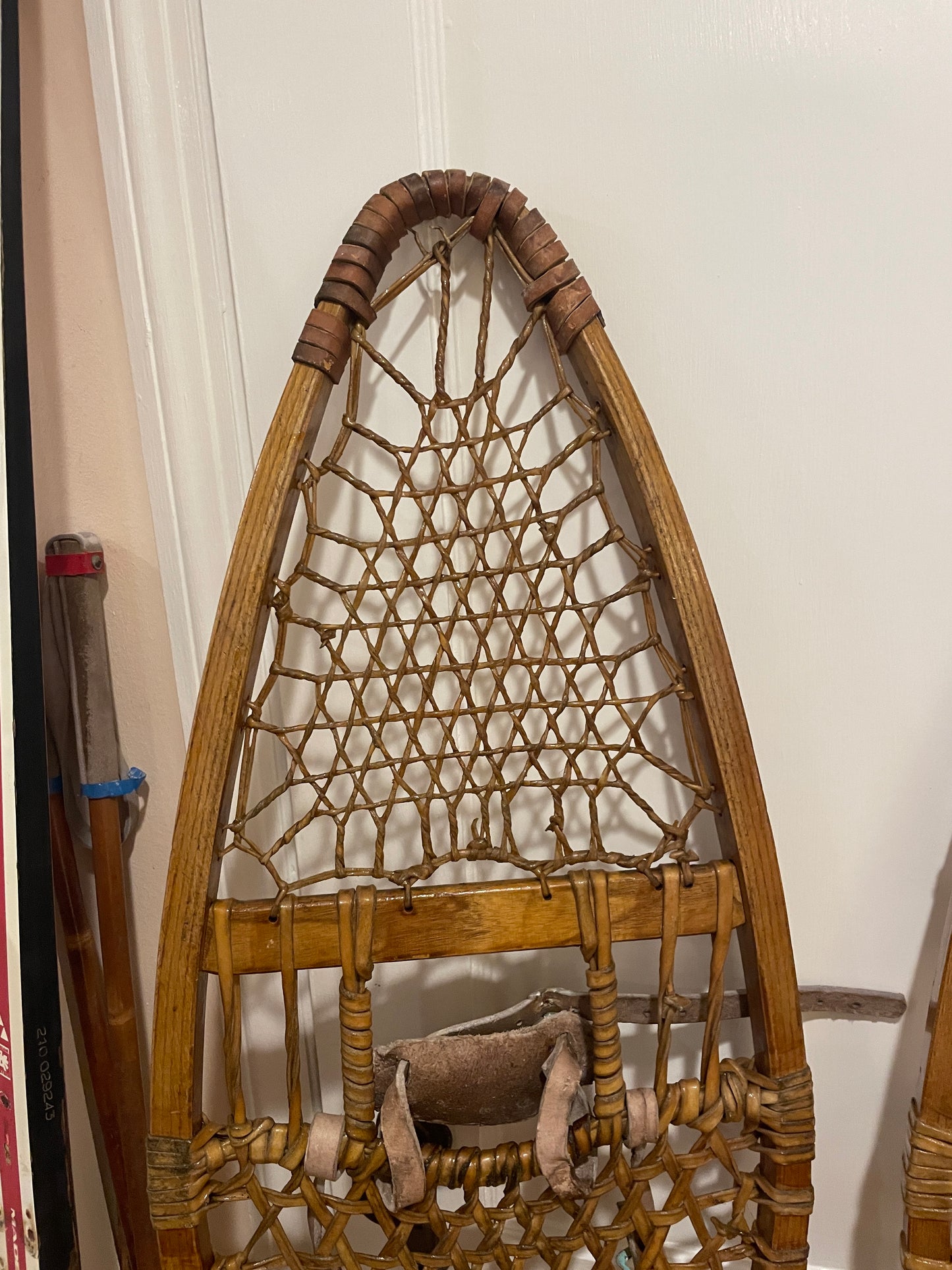 W.H. Tubbs Alaskan-Style Snowshoes - Klondike Model No. 76 - 13" x 60" - 100 Years Old!!!