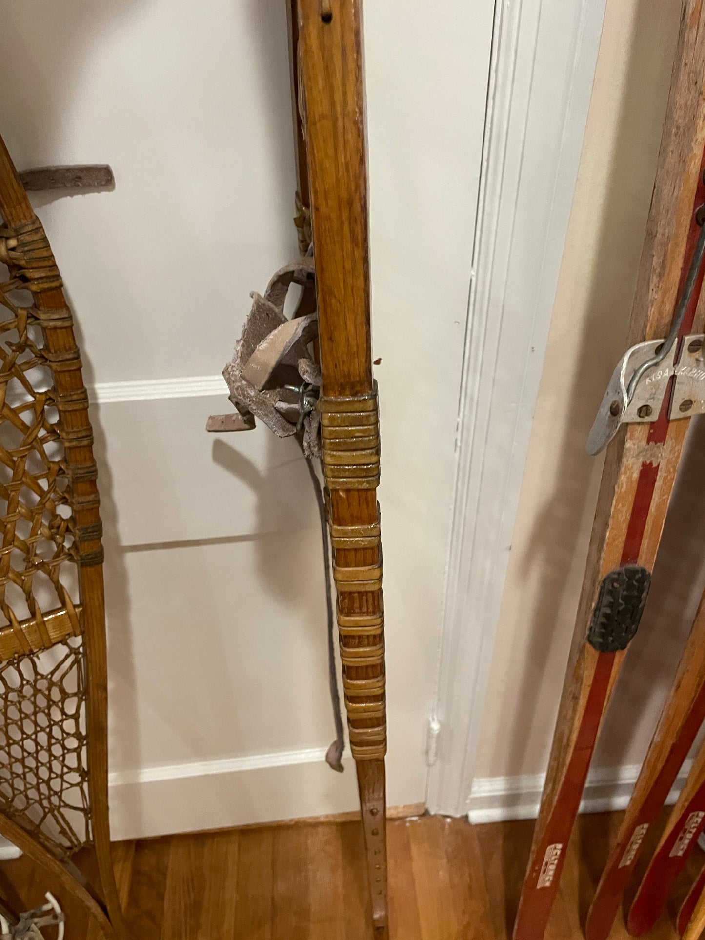 W.H. Tubbs Alaskan-Style Snowshoes - Klondike Model No. 76 - 13" x 60" - 100 Years Old!!!