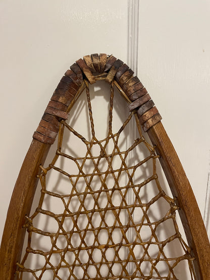 W.H. Tubbs Alaskan-Style Snowshoes - Klondike Model No. 76 - 13" x 60" - 100 Years Old!!!