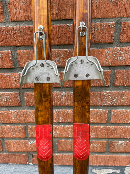 205cm Karhu "Erikoiskilpa" Wood Cross-Country Racing Skis - Beautiful Natural Color
