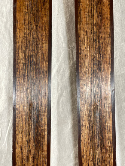 190cm Madshus Late 1960s Wood Cross-Country Touring Skis - TRAVEL PEDIGREE!