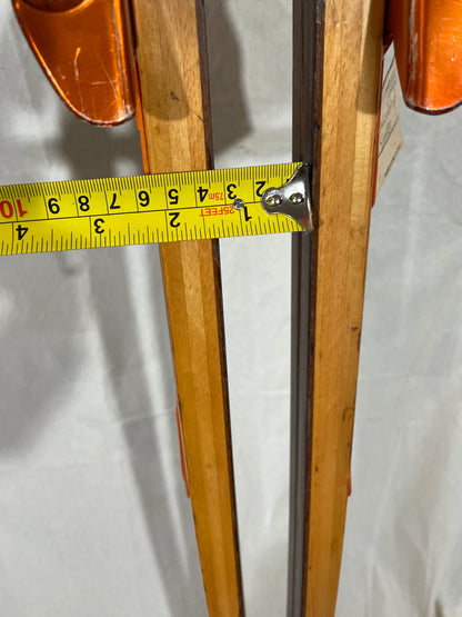 190cm Madshus Late 1960s Wood Cross-Country Touring Skis - TRAVEL PEDIGREE!