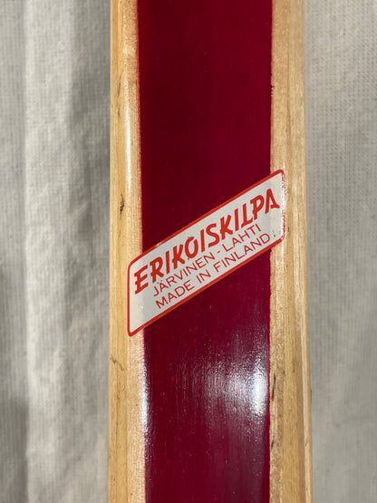 210cm Esko Järvinen "Erikoiskilpa" Wood Cross-Country Racing Skis - late '60s - SUPER LIGHT!!