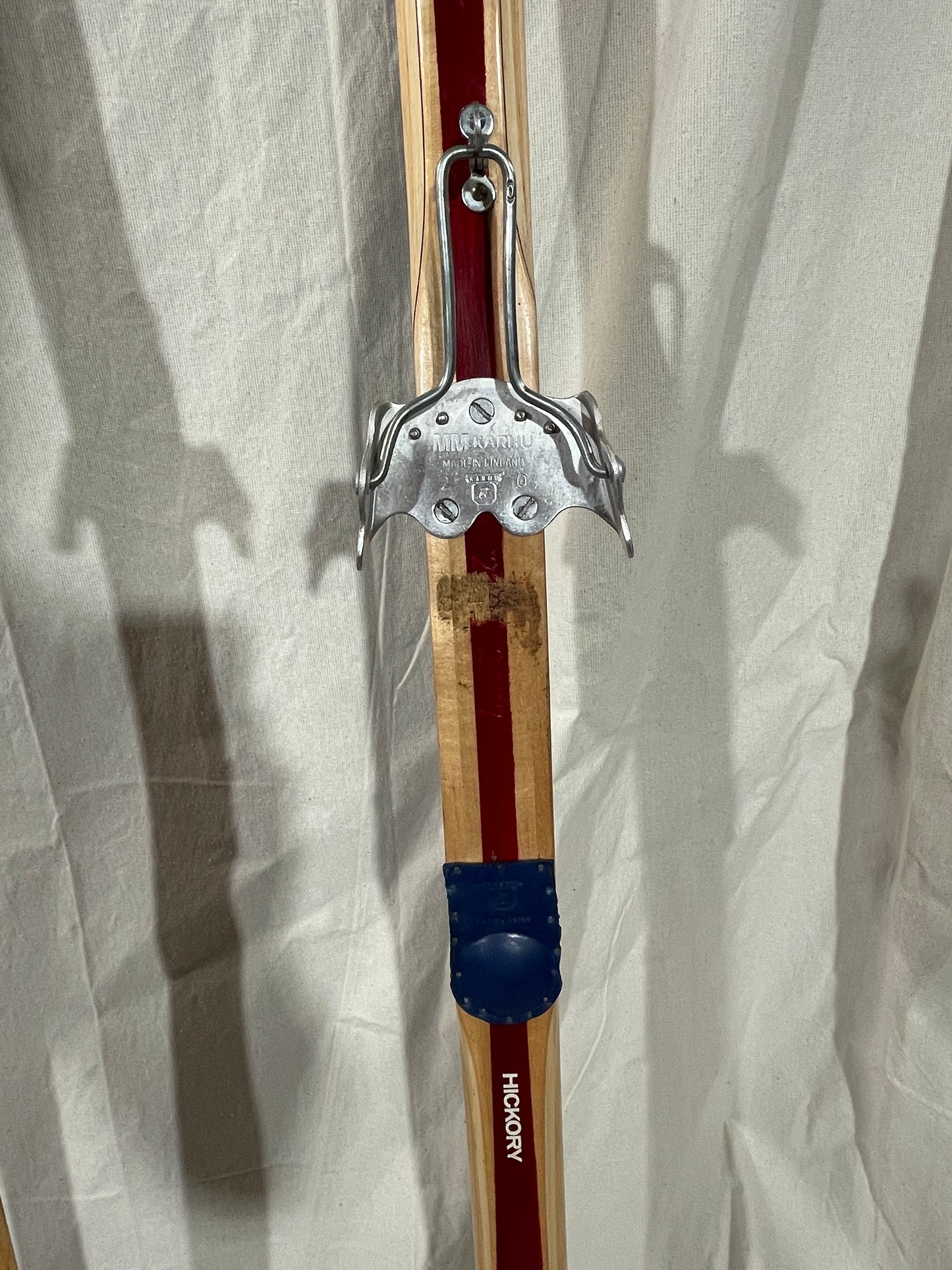 210cm Esko Järvinen "Erikoiskilpa" Wood Cross-Country Racing Skis - late '60s - SUPER LIGHT!!