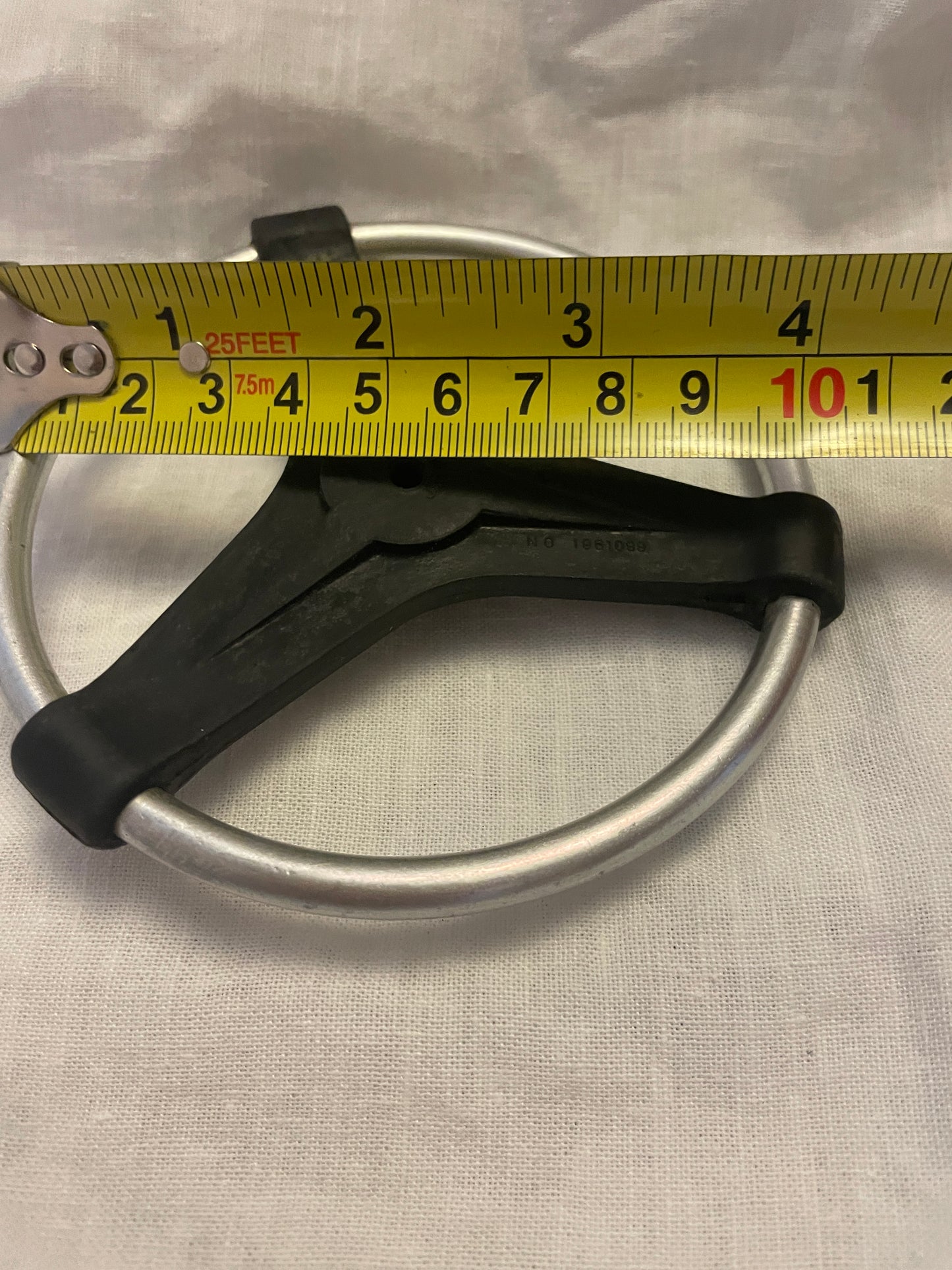 Alpine Ski Pole Basket - 100mm Diameter - Rubber/Aluminum - 1950s