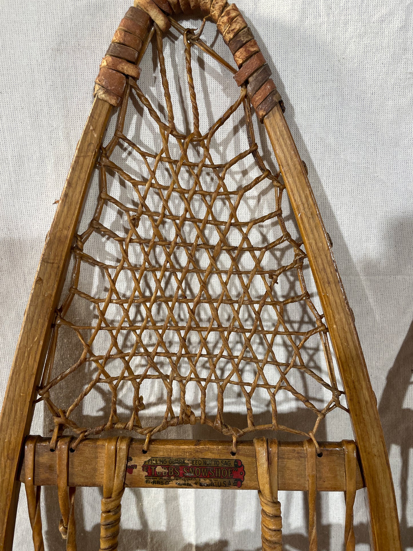 W.H. Tubbs Alaskan-Style Snowshoes - Klondike Model No. 76 - 13" x 60" - 100 Years Old!!!