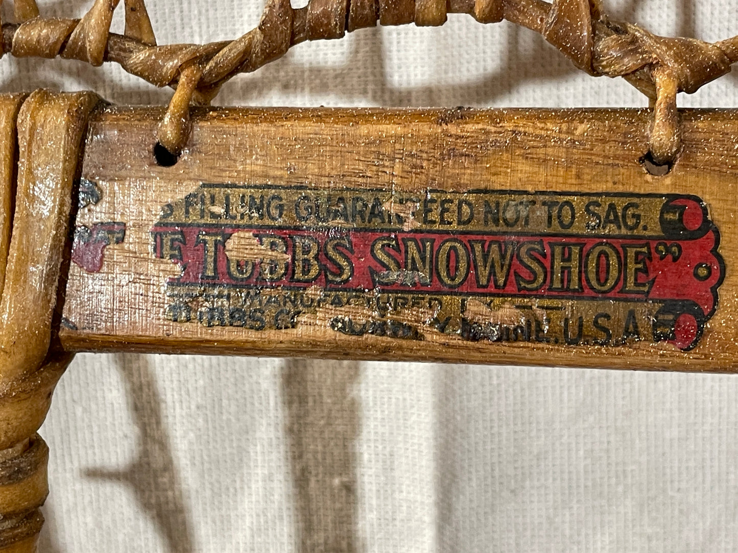 W.H. Tubbs Alaskan-Style Snowshoes - Klondike Model No. 76 - 13" x 60" - 100 Years Old!!!