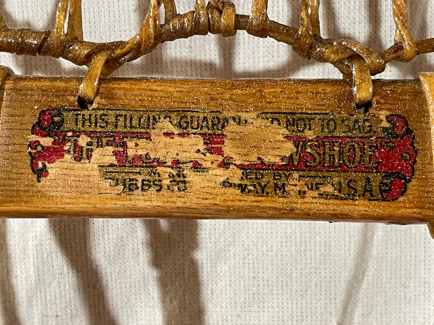 W.H. Tubbs Alaskan-Style Snowshoes - Klondike Model No. 76 - 13" x 60" - 100 Years Old!!!