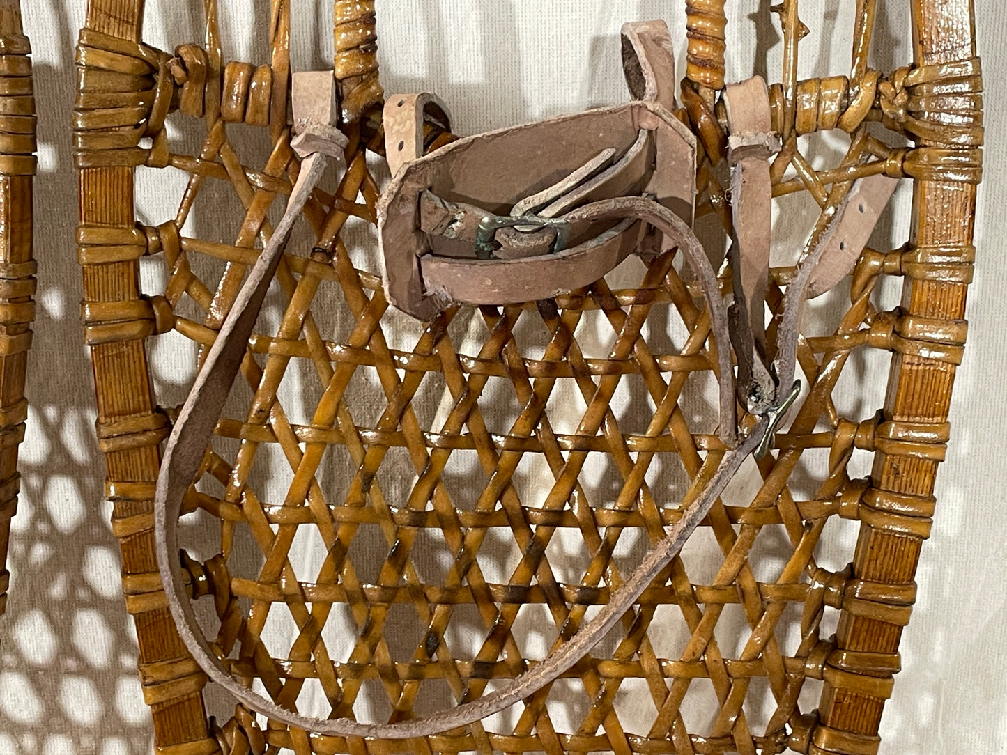 W.H. Tubbs Alaskan-Style Snowshoes - Klondike Model No. 76 - 13" x 60" - 100 Years Old!!!
