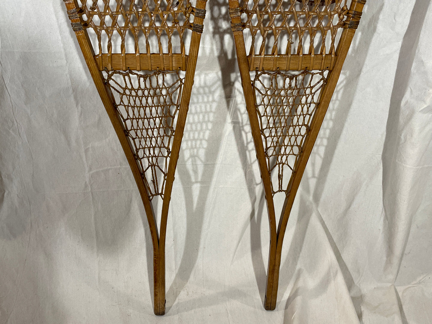 W.H. Tubbs Alaskan-Style Snowshoes - Klondike Model No. 76 - 13" x 60" - 100 Years Old!!!