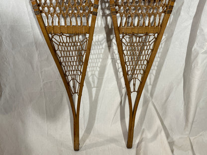 W.H. Tubbs Alaskan-Style Snowshoes - Klondike Model No. 76 - 13" x 60" - 100 Years Old!!!