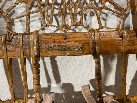 J.A. Osgood, Milford ME, "Penobscot Special" 40" Snowshoes - nearly 100 Years Old!!!