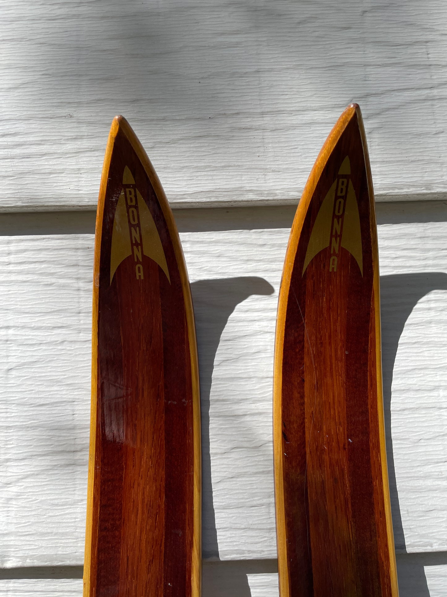 190cm Bonna 2400 Wood Cross-Country Skis - 1970s - from NORWAY!