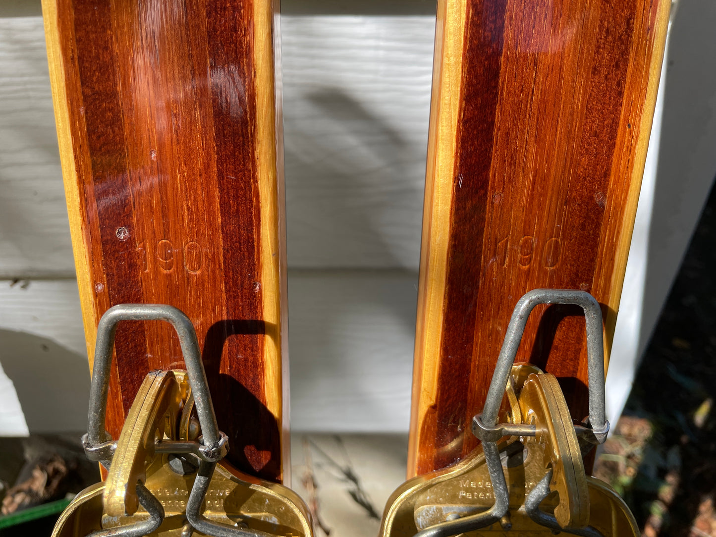 190cm Bonna 2400 Wood Cross-Country Skis - 1970s - from NORWAY!