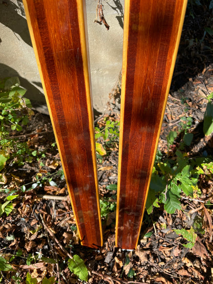 190cm Bonna 2400 Wood Cross-Country Skis - 1970s - from NORWAY!