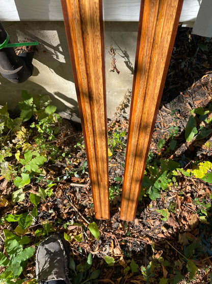 190cm Bonna 2400 Wood Cross-Country Skis - 1970s - from NORWAY!