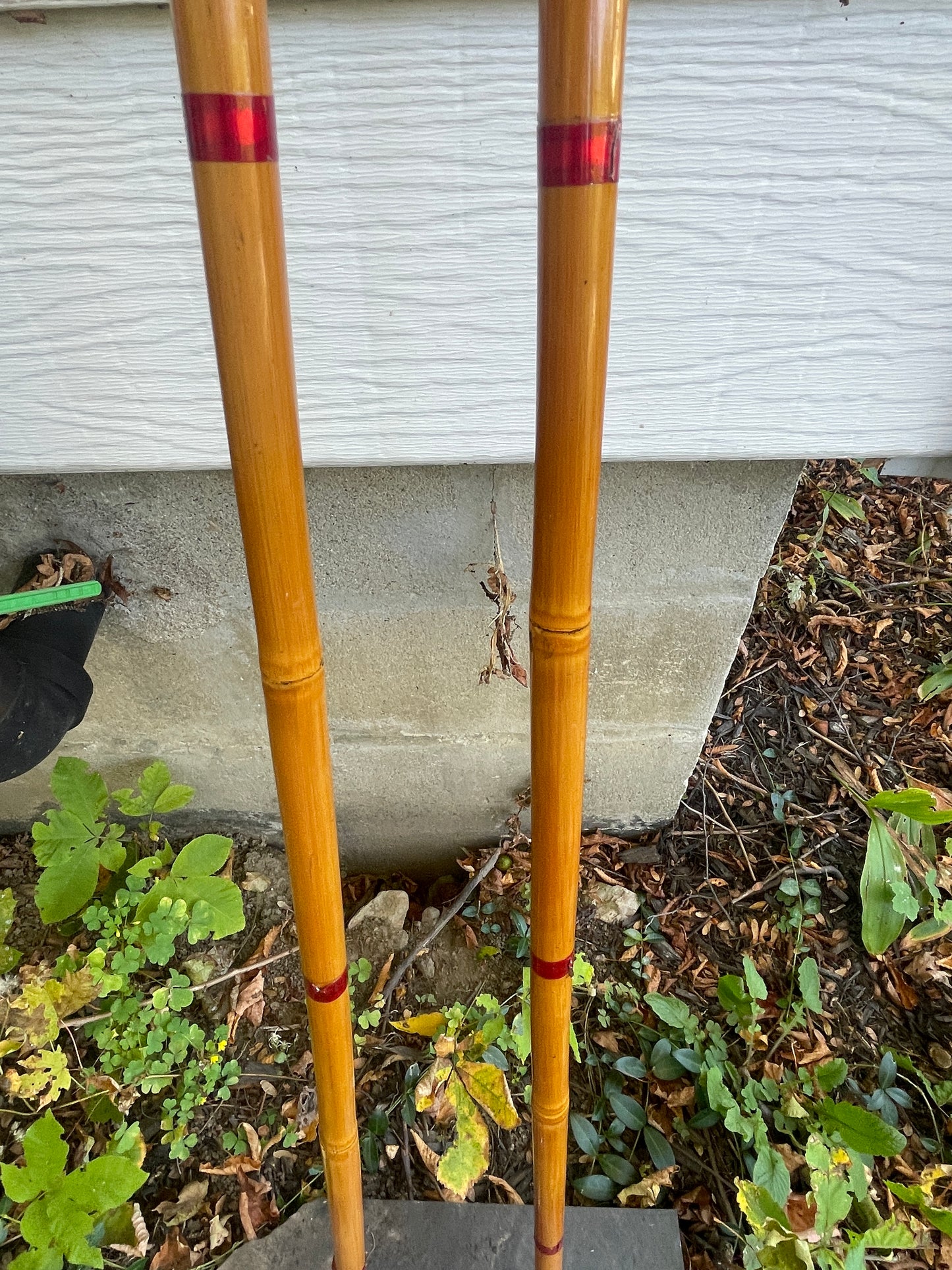 130cm Liljedahl "Tryli-Staven" Bamboo Cross-Country Ski Poles - Late 1960s - BEAUTIFUL!!!