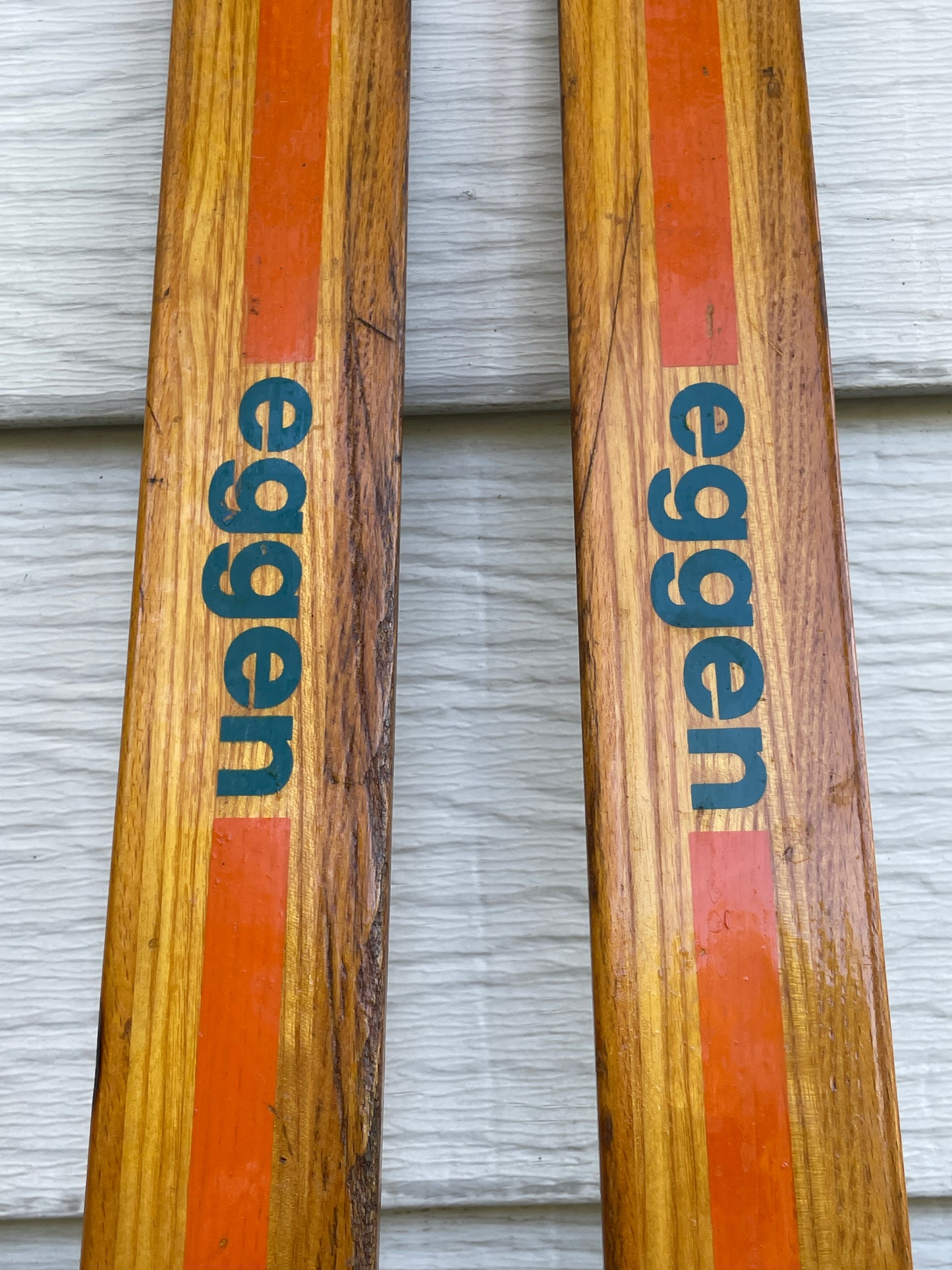 BARGAIN BIN!!! - 210cm Eggen 1970s Wood Cross-Country Racing Skis - Professionally Restored!!!