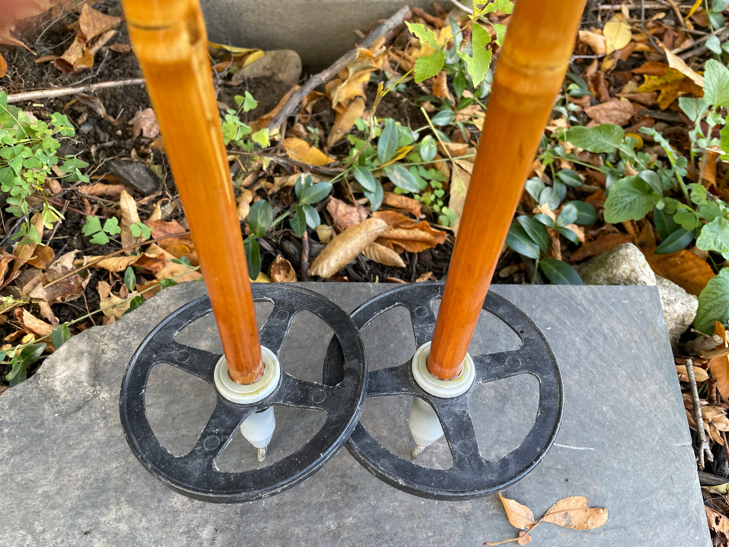 130cm Sparta (Norway) Bamboo Cross-Country Ski Poles - Early 1970s