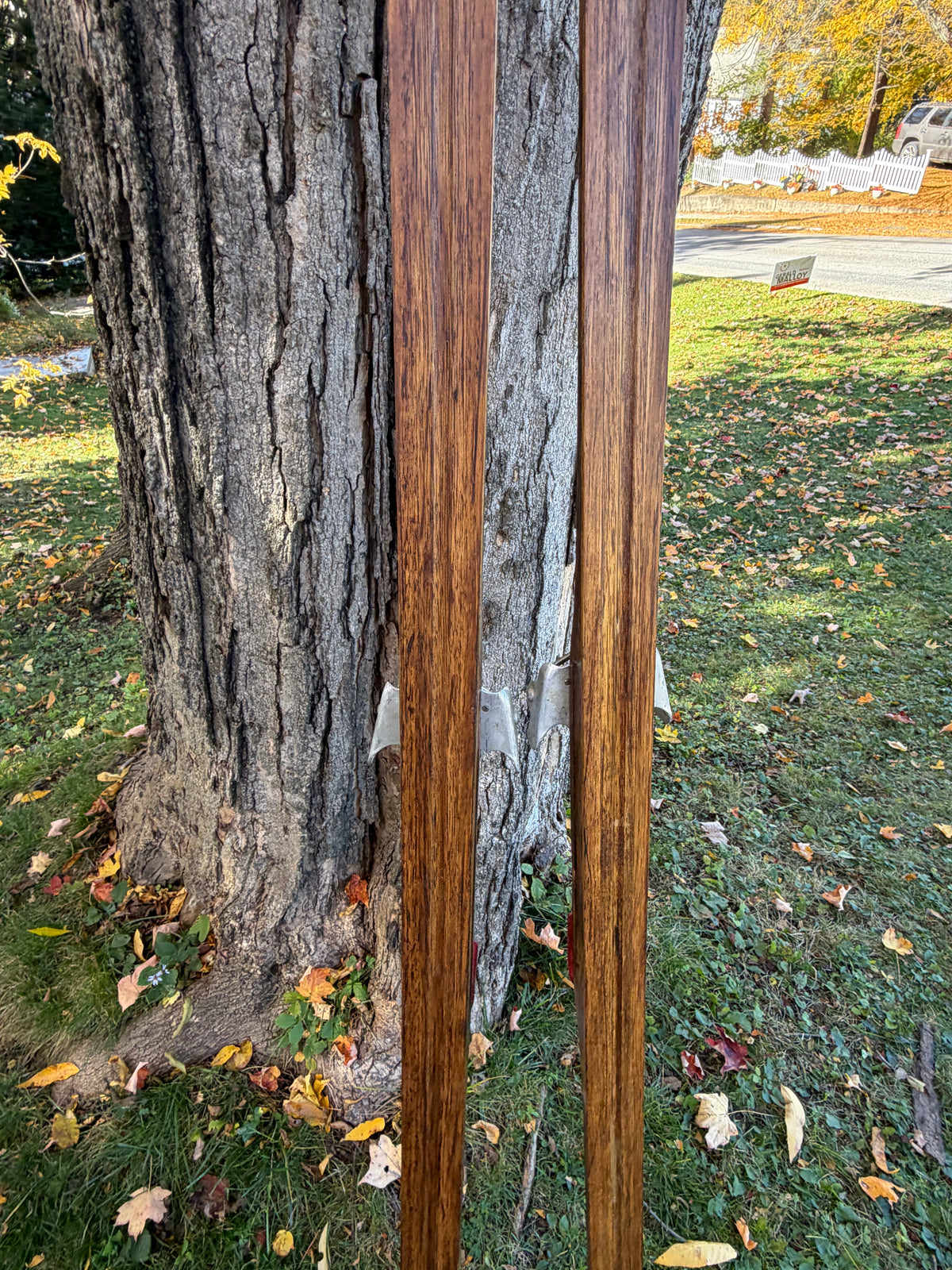 210cm Karhu "Erikoiskilpa" Wood Cross-Country Racing Skis - Brown/Ruskea