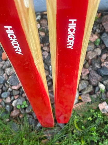190cm Esko Järvinen "Erikoiskilpa" Wood Cross-Country Racing Skis - early 1970s - UNUSED!!!