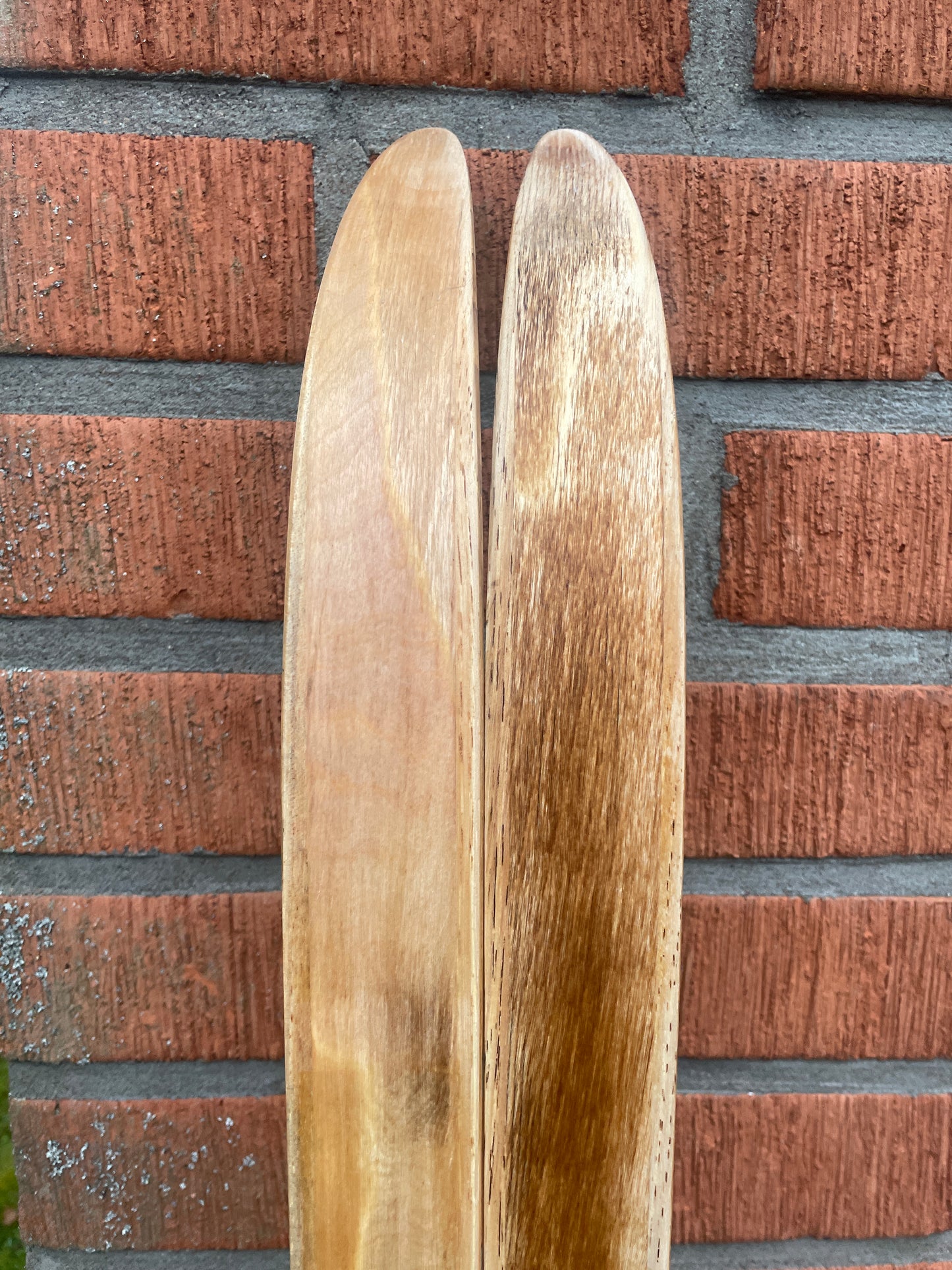 190cm Esko Järvinen "Erikoiskilpa" Wood Cross-Country Racing Skis - early 1970s - UNUSED!!!