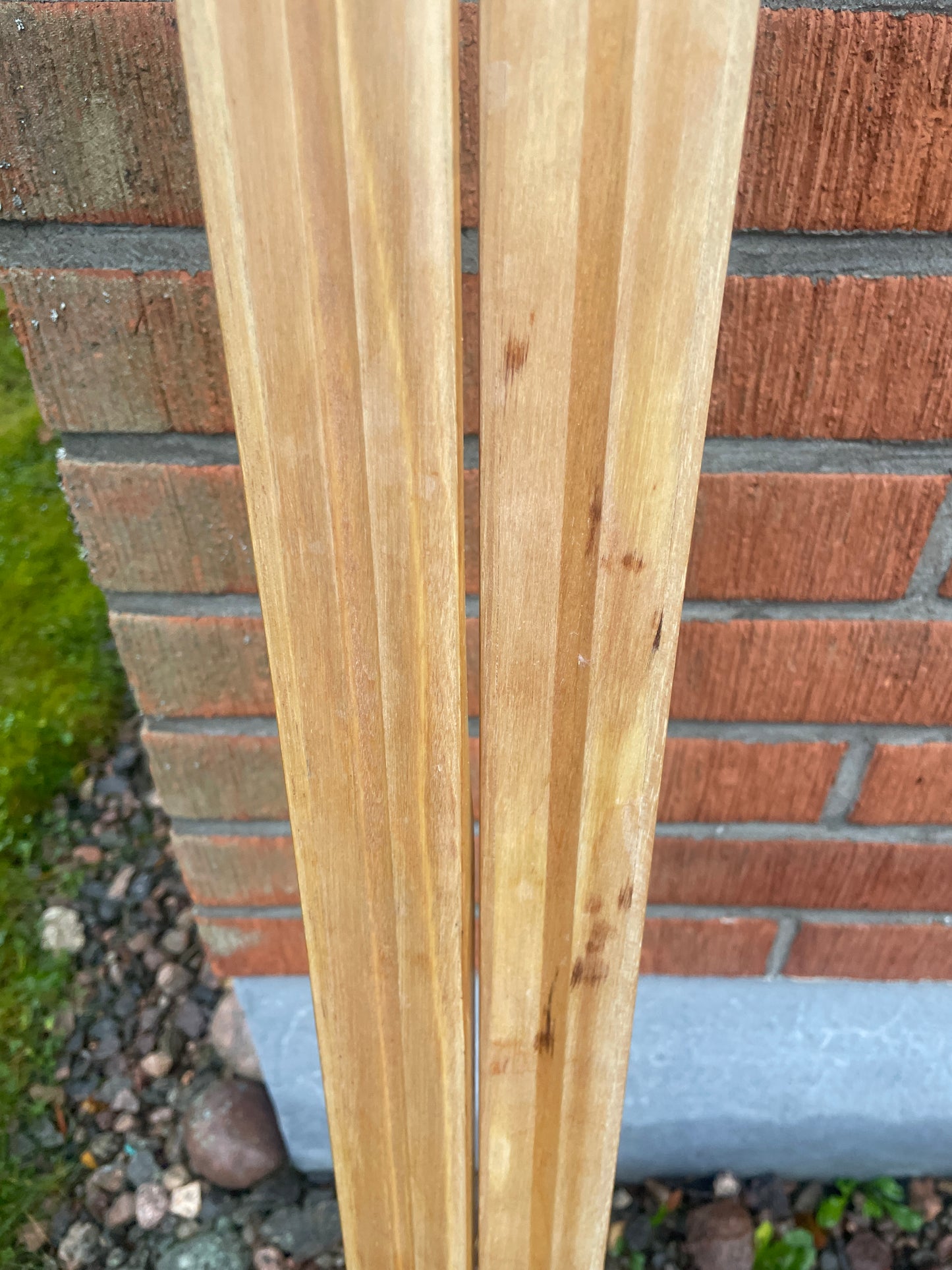 190cm Esko Järvinen "Erikoiskilpa" Wood Cross-Country Racing Skis - early 1970s - UNUSED!!!