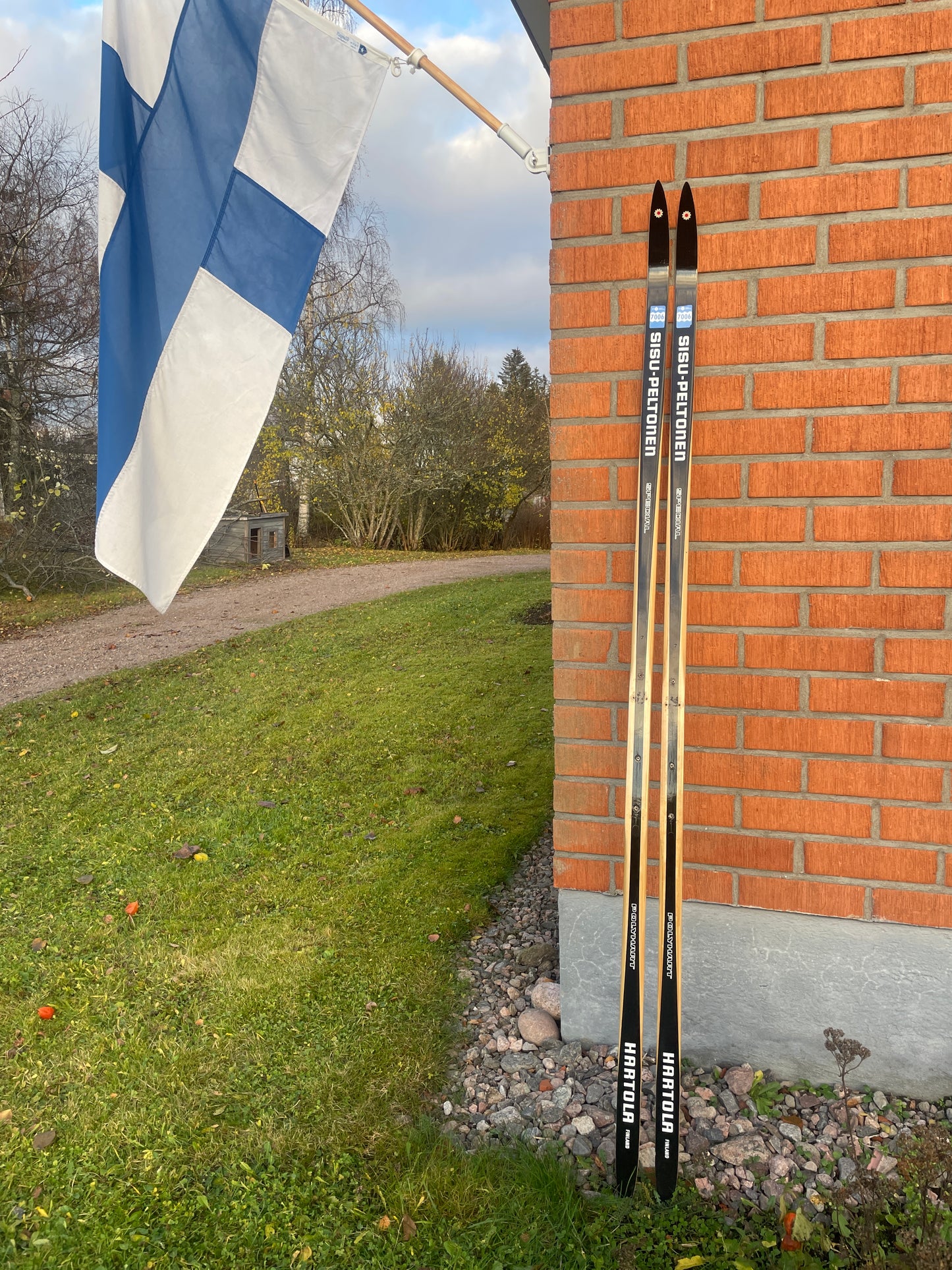 210cm Peltonen Special Racing "Polyhart" Wood Cross-Country Skis - Sisu to the Max!!!