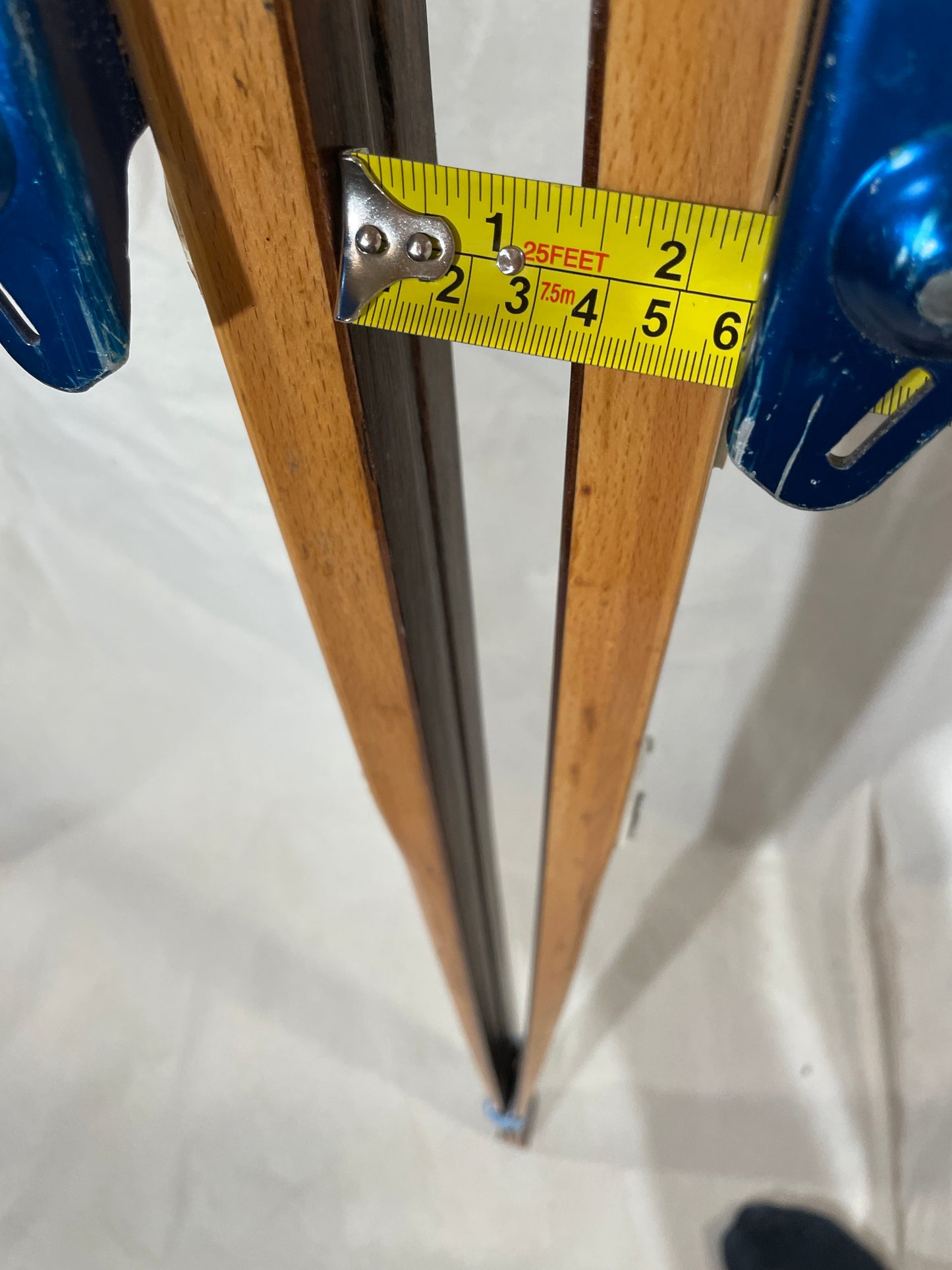 215cm Splitkein Early 1970s "Spesial" Wood Cross-Country Skis - Beautifully Restored!