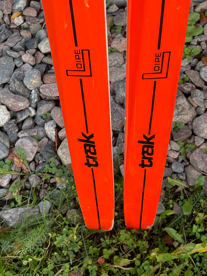 215cm 1970s Trak "Fishscale" No-Wax Cross Country Skis - NEVER USED!!!