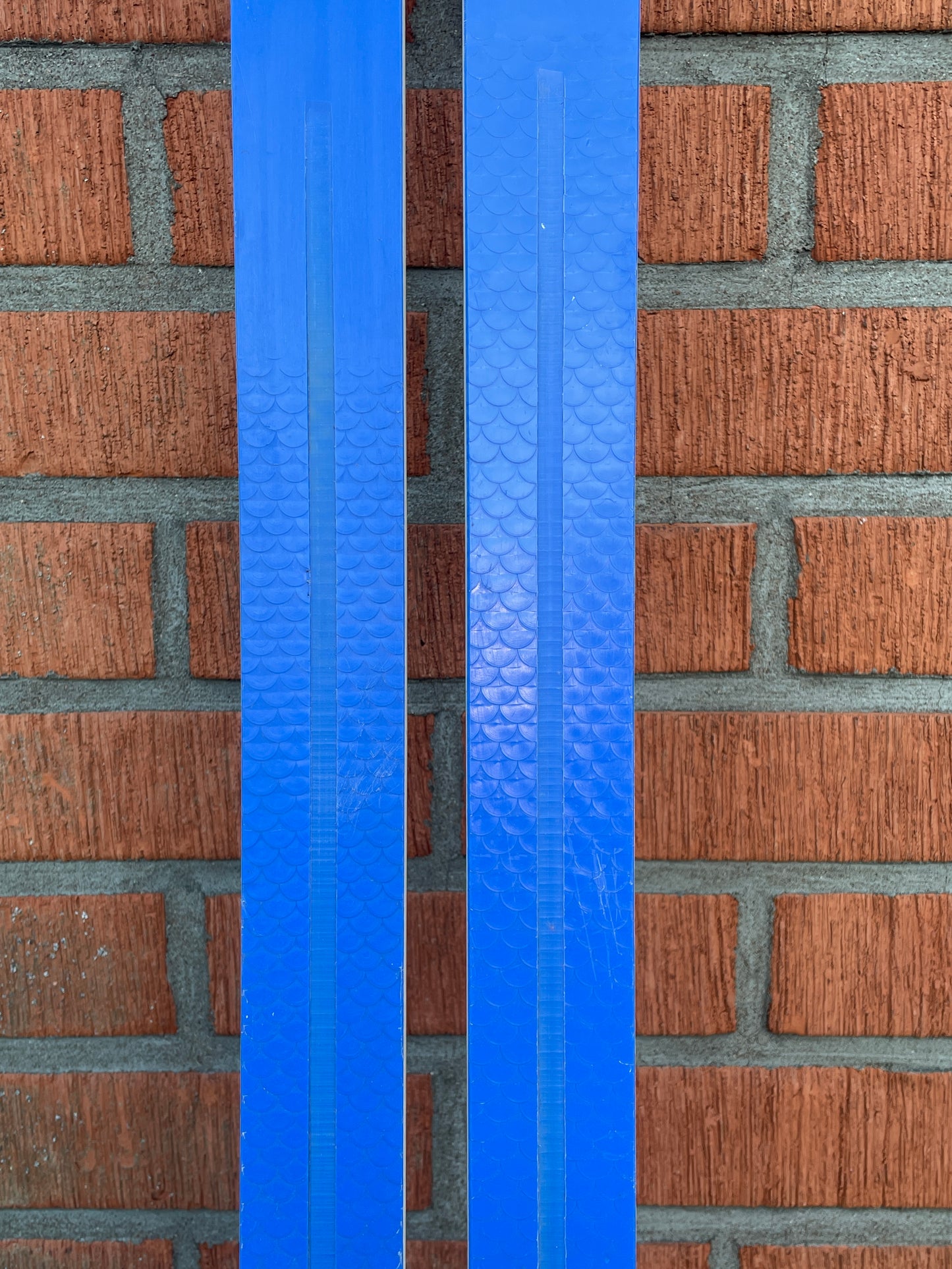 215cm 1970s Trak "Fishscale" No-Wax Cross Country Skis - NEVER USED!!!