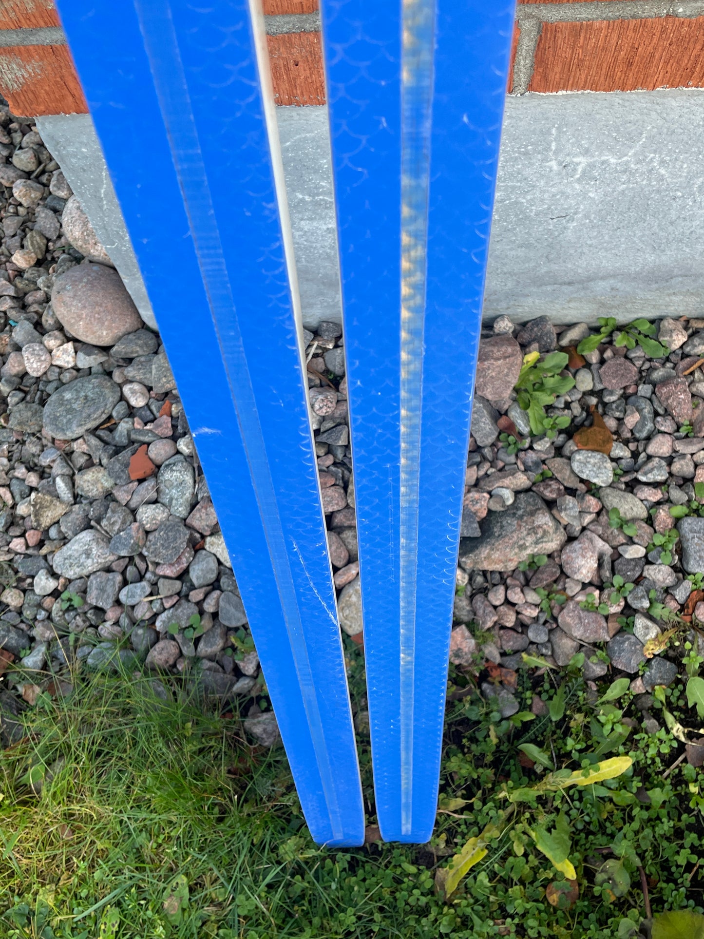 215cm 1970s Trak "Fishscale" No-Wax Cross Country Skis - NEVER USED!!!