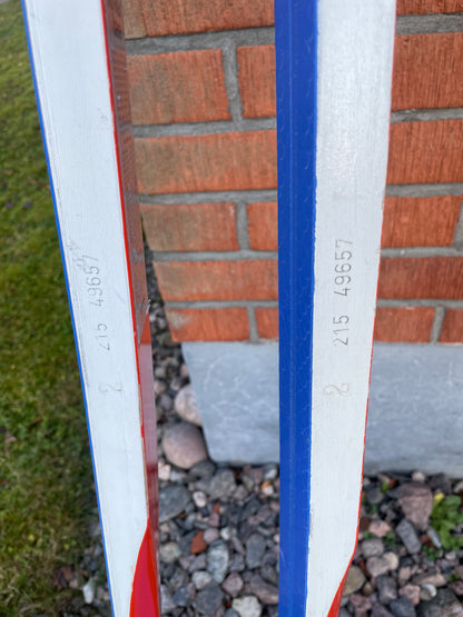 215cm 1970s Trak "Fishscale" No-Wax Cross Country Skis - NEVER USED!!!