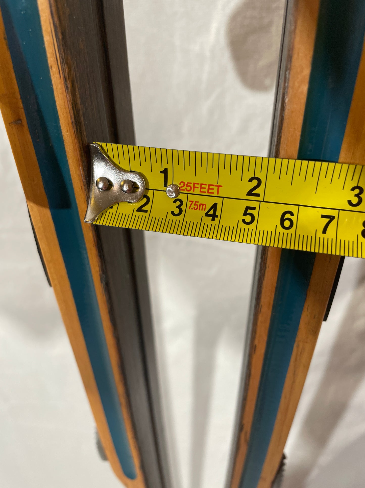 205cm Blå-Skia Wood Nordic Racing Skis - Early 1960s - BEAUTIFUL CONDITION!