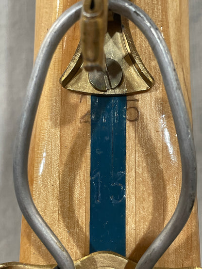 215cm Blå-Skia Wood Nordic Racing Skis - "Perma-Gli" Base - Nicely Maintained!