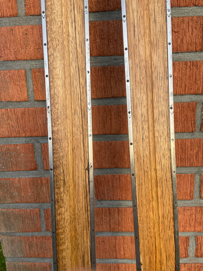 215cm Karhu "Tunturi" Early 1960s Metal-Edge Mountain Skis - From Finland!!!