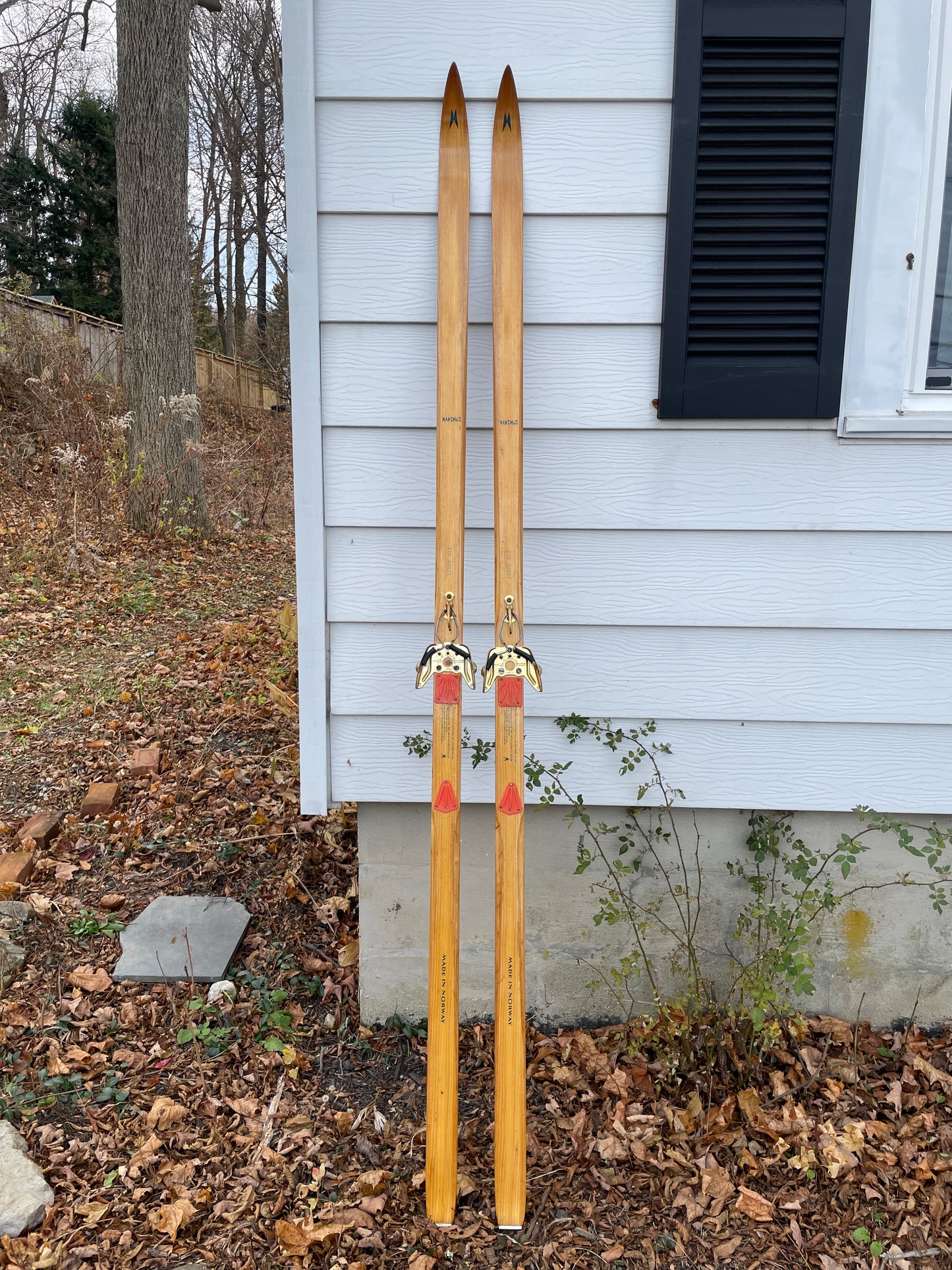 210cm 1970s Vintage Madshus Wood Cross-Country Skis - Wicked Nice!!!