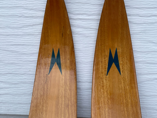210cm 1970s Vintage Madshus Wood Cross-Country Skis - Wicked Nice!!!