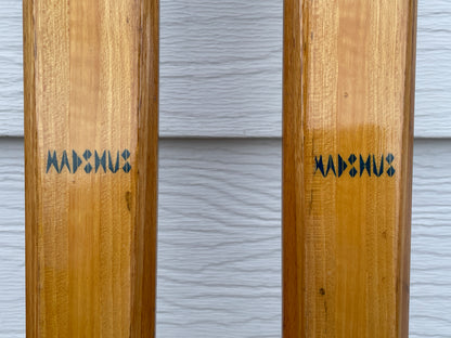 210cm 1970s Vintage Madshus Wood Cross-Country Skis - Wicked Nice!!!