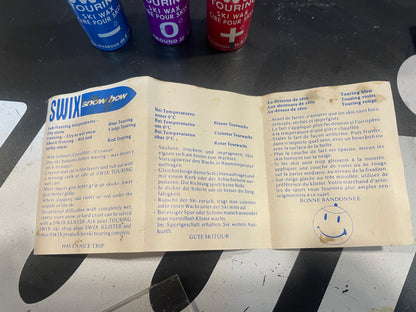 Swix "Skinny Stick" Hardwax Kit - Early 1970s - Classic!