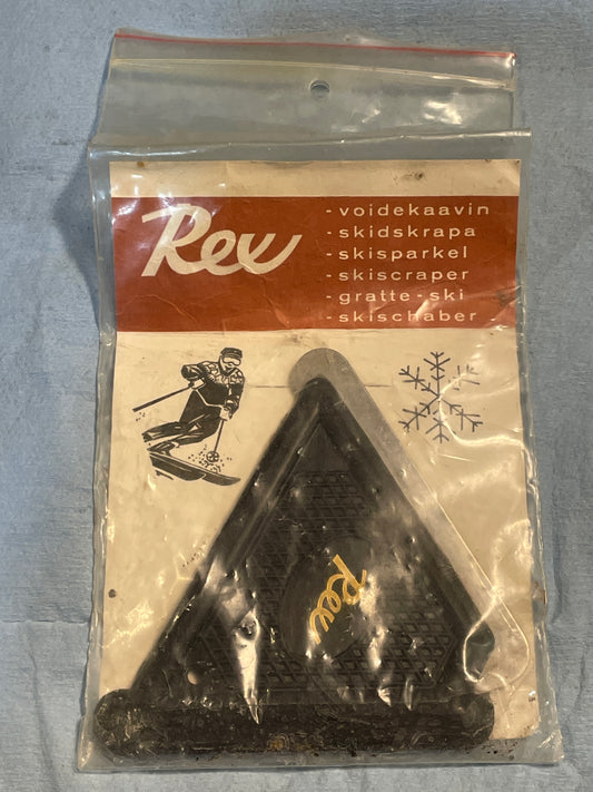 Classic Rex of FINLAND Triangle Ski Scraper in Original Packaging!
