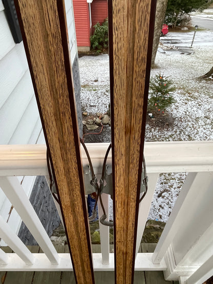 195cm Madshus Cross-Country Touring Skis - 1960s - Beautiful Condition - Humble Graphics