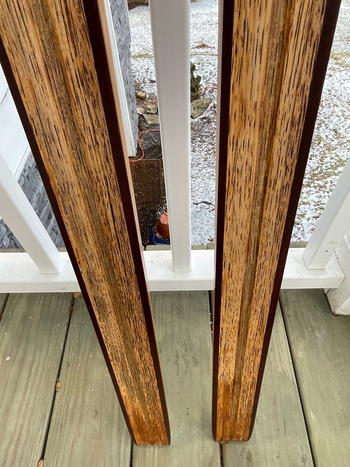 195cm Madshus Cross-Country Touring Skis - 1960s - Beautiful Condition - Humble Graphics