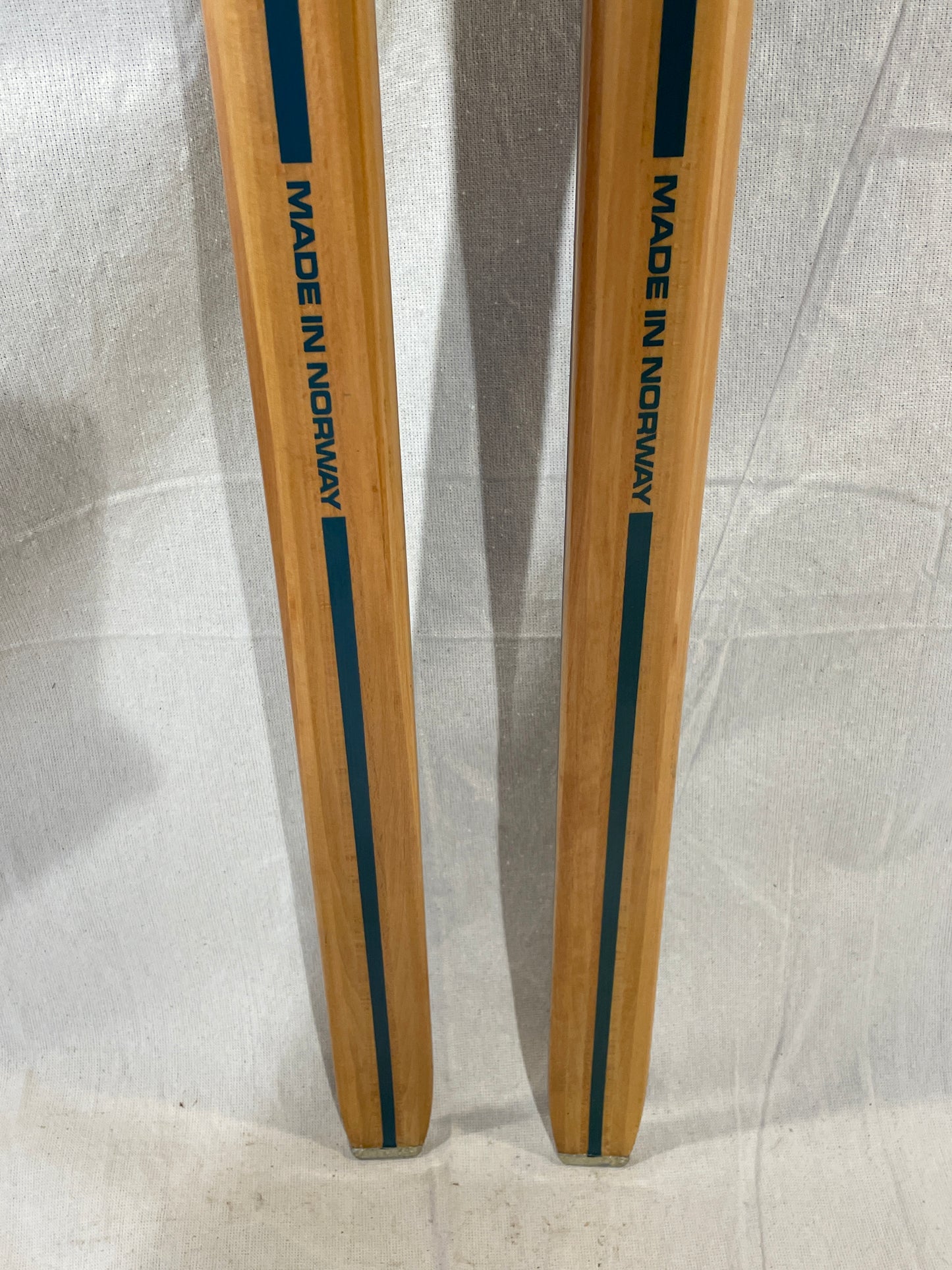 210cm Blå-Skia Wood Nordic Racing Skis - Early 70s - COMPLETELY UNUSED!!!