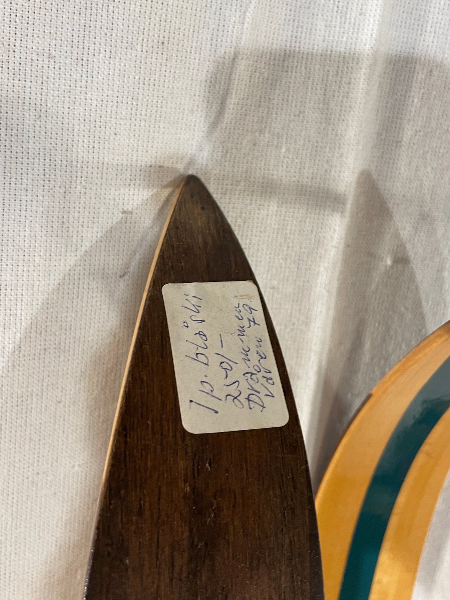 210cm Blå-Skia Wood Nordic Racing Skis - Early 70s - COMPLETELY UNUSED!!!