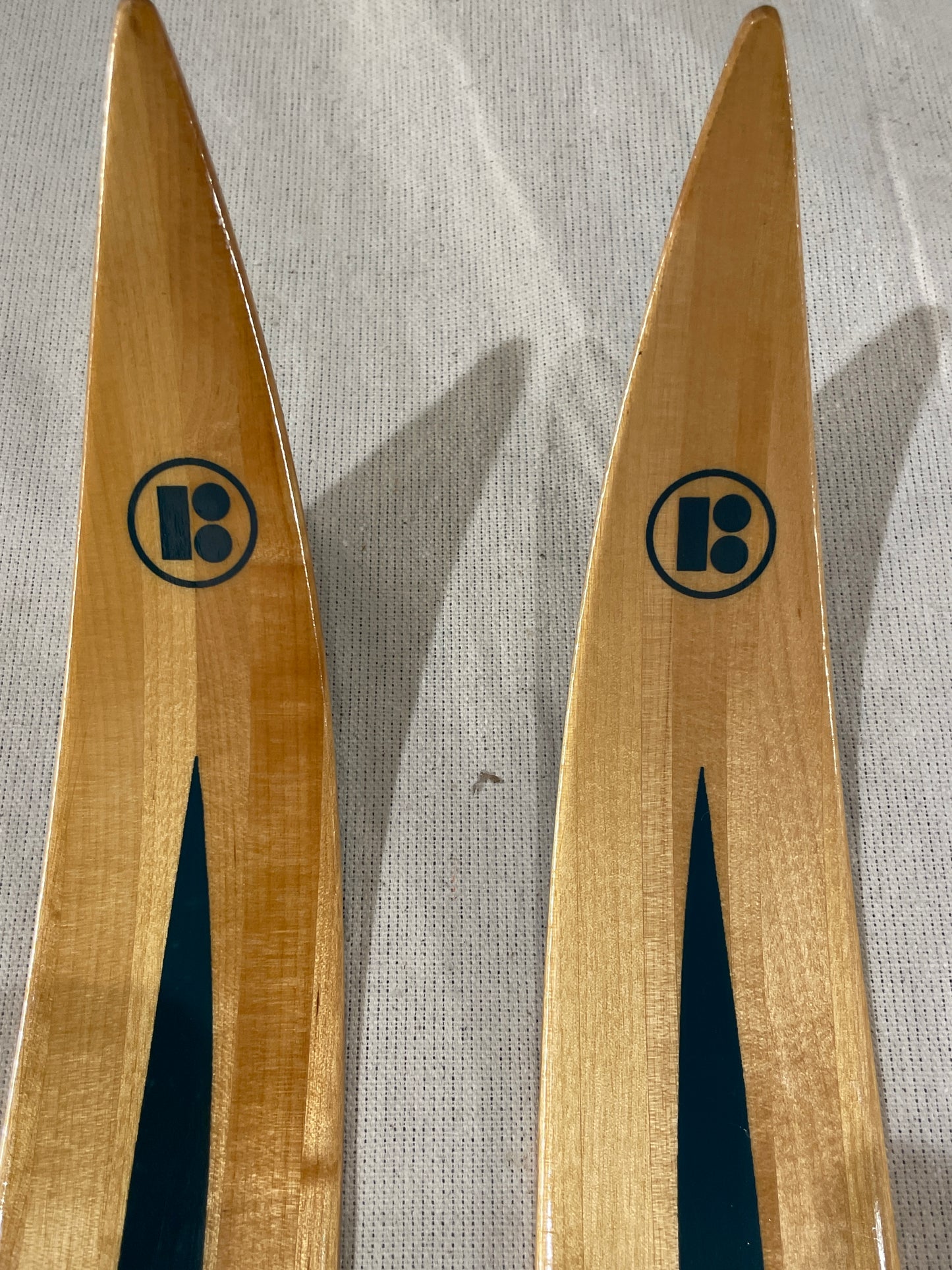 210cm Blå-Skia Wood Nordic Racing Skis - Late 70s - COMPLETELY UNUSED!!!