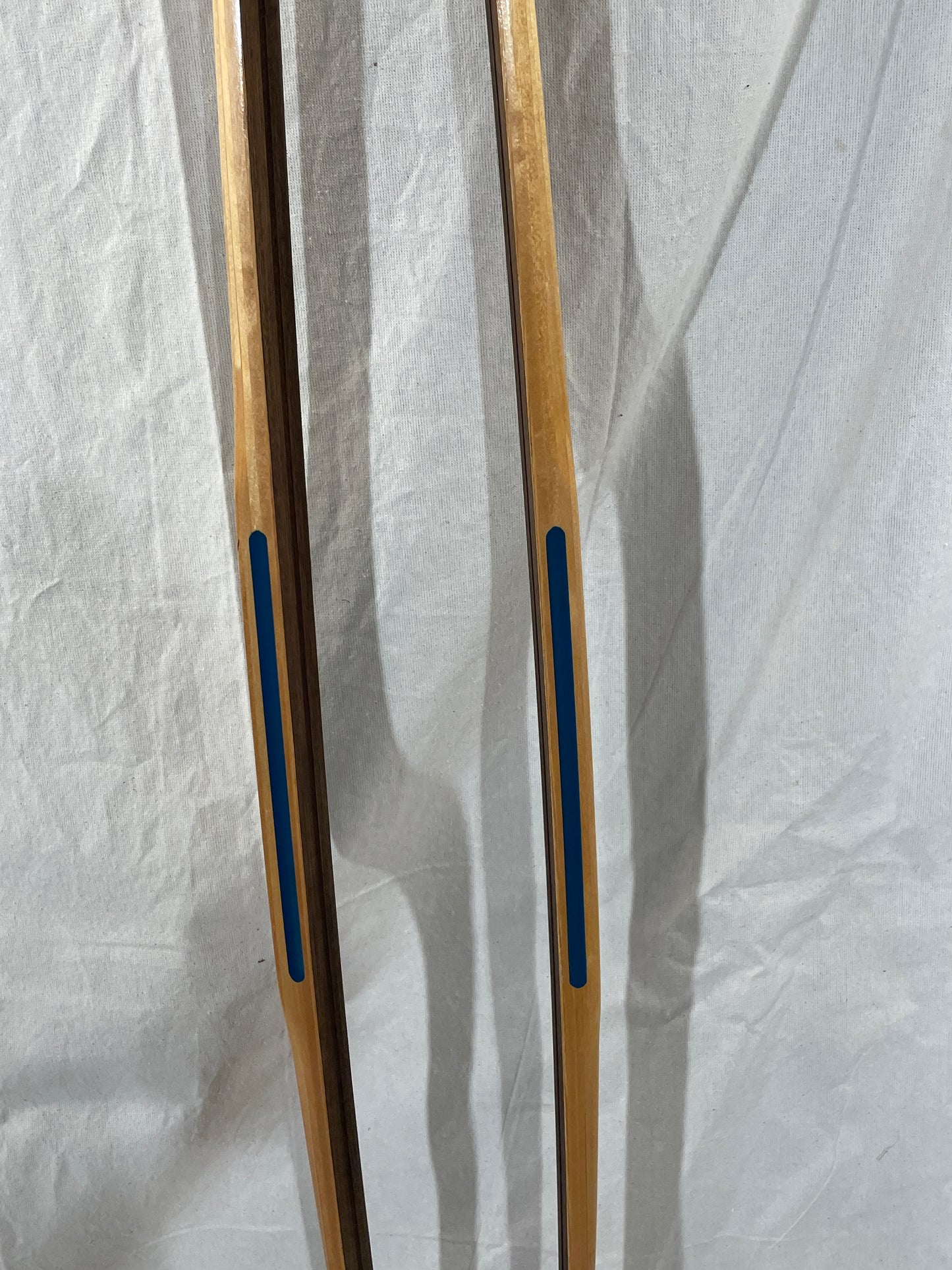210cm Blå-Skia Wood Nordic Racing Skis - Late 70s - COMPLETELY UNUSED!!!