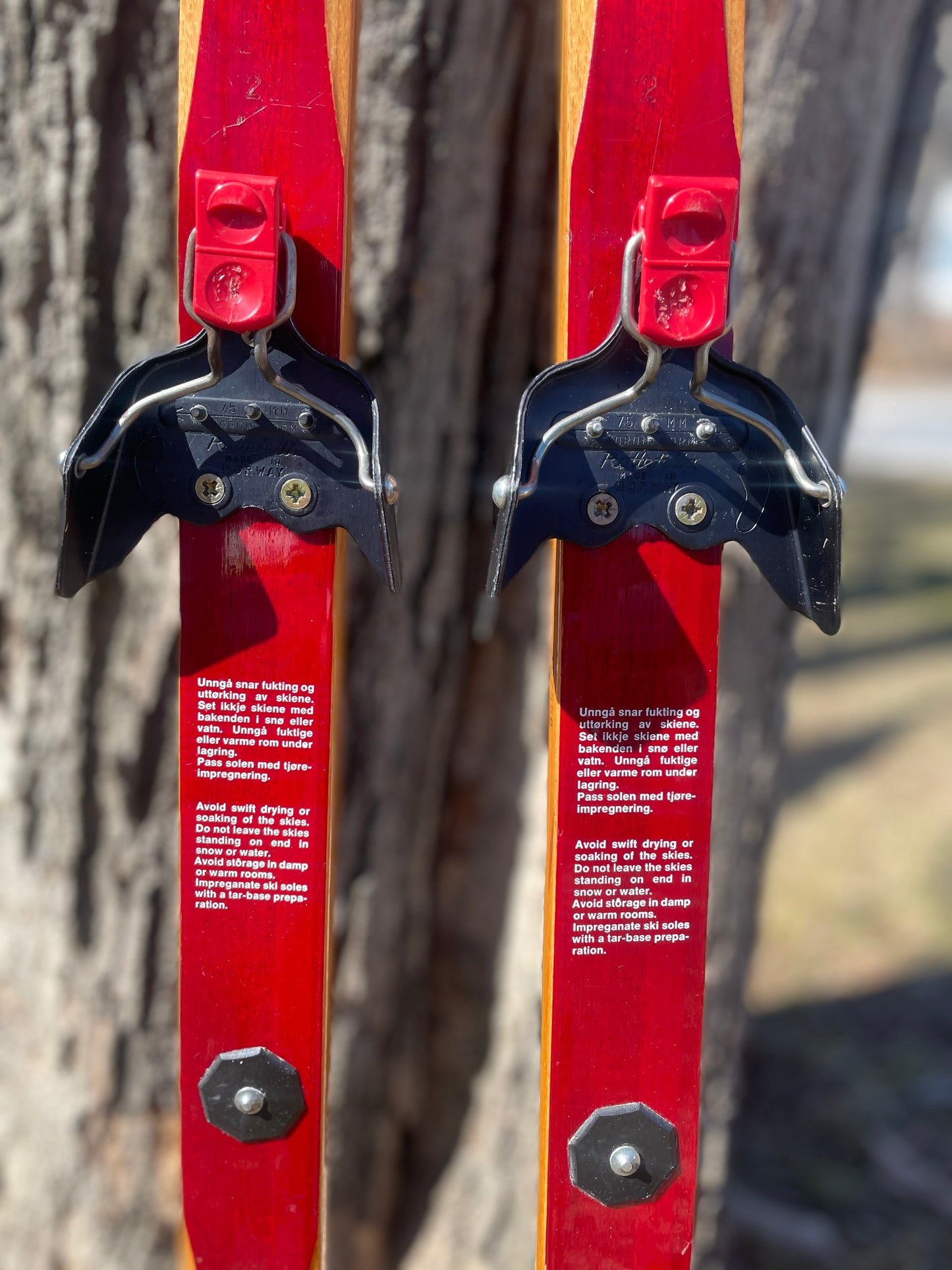 190cm Åsnes of Norway "Tur-Langrenn" 1970s Cross-Country Touring Skis - Just Bought in Norway!!!