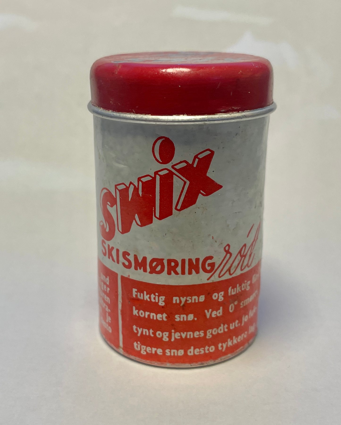 1950s Swix "Metal Cap" Hard Wax Tin - Unused!!