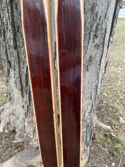 205cm Toppen "Tur-Lett" Wood Cross-Country Skis - BRAND NEW - 1970s, from Norway!!!!!!